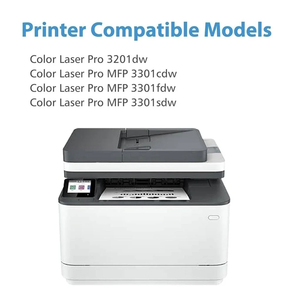 4PK 218A W2180A Toner for HP Color LaserJet Pro MFP 3301cdw 3301fdw [WITH CHIP]